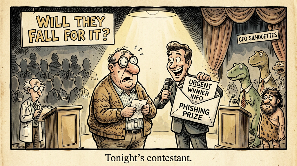 Your employer signed you up for a game show. You didn't audition.